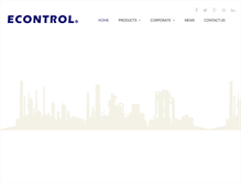 Tablet Screenshot of econtrolvalves.com